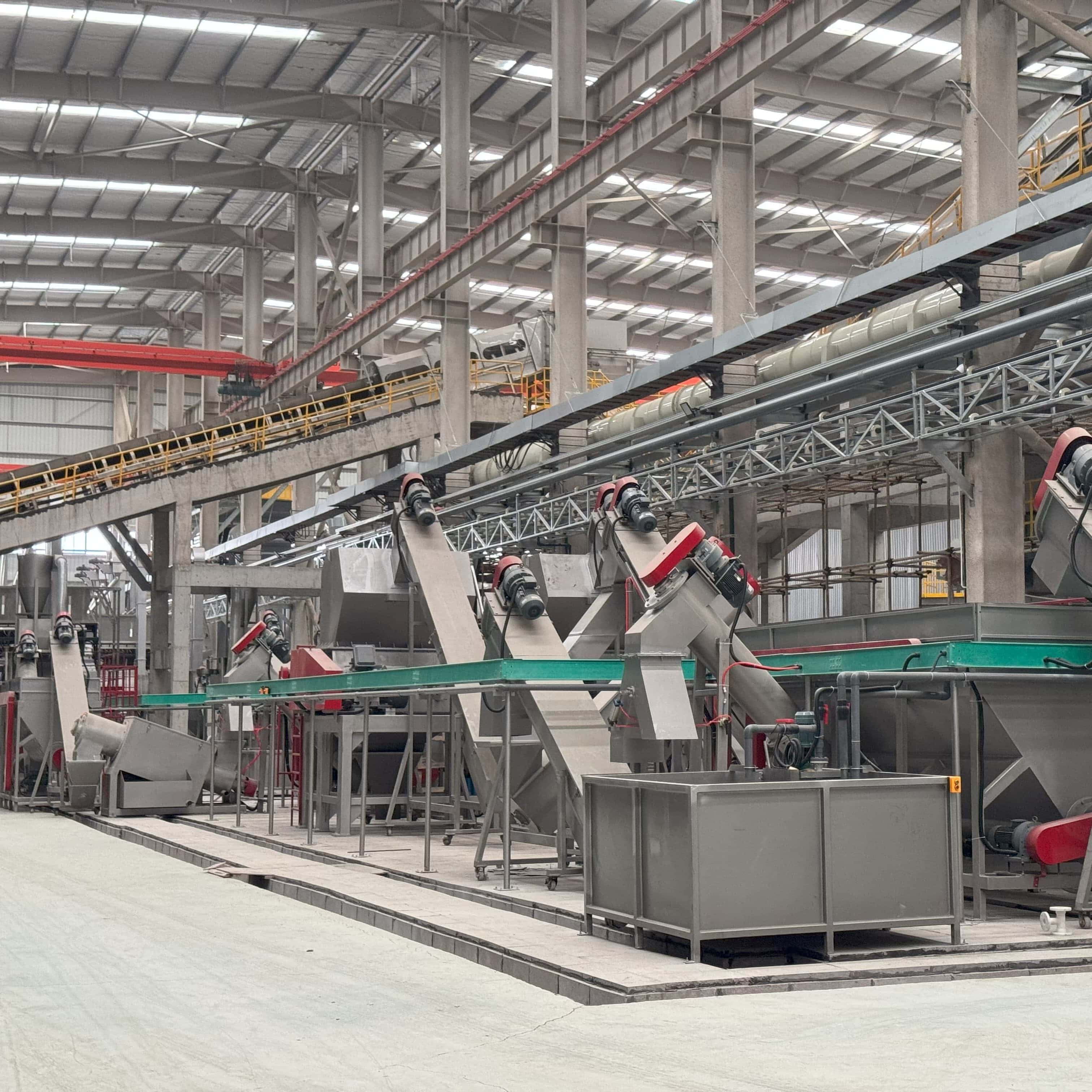 Crushing Washing Sorting Line for Waste Lead-Acid Batteries B
