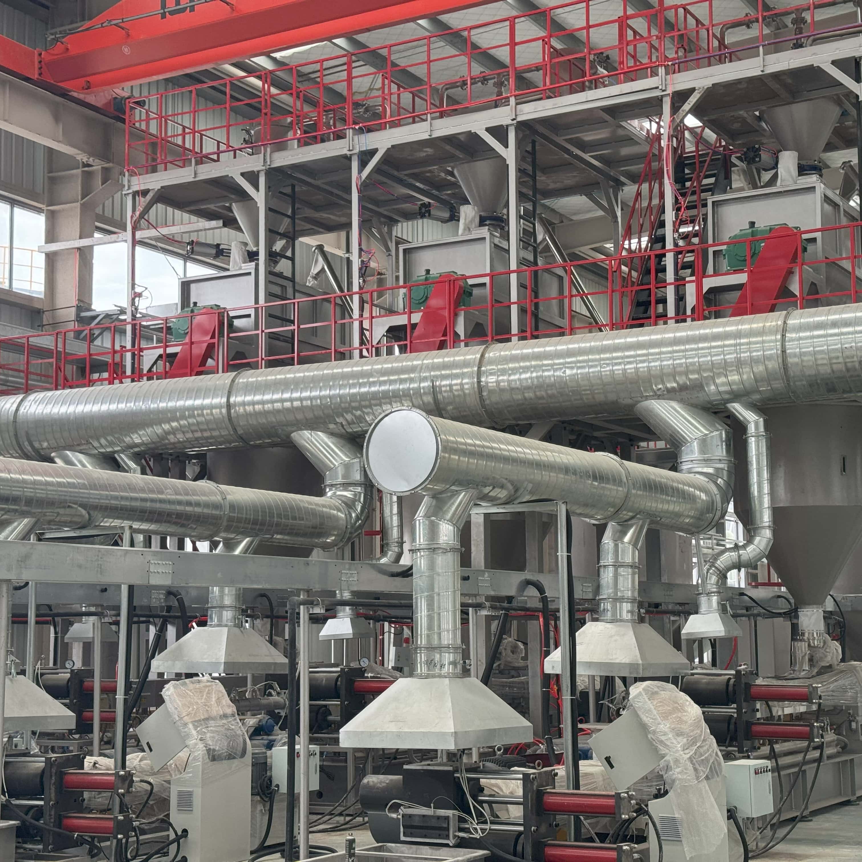 Extruding String Cutting Pelletizing Line C