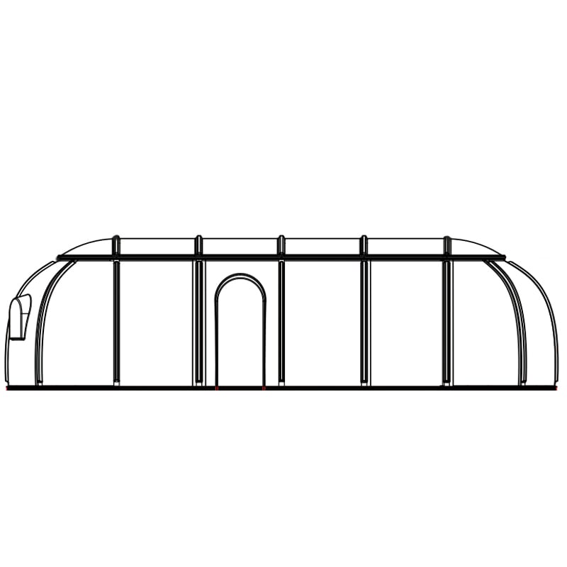 Polycarbonate Bubble Tent Clear Skylight round Dome Geo Dome for Outdoor Use