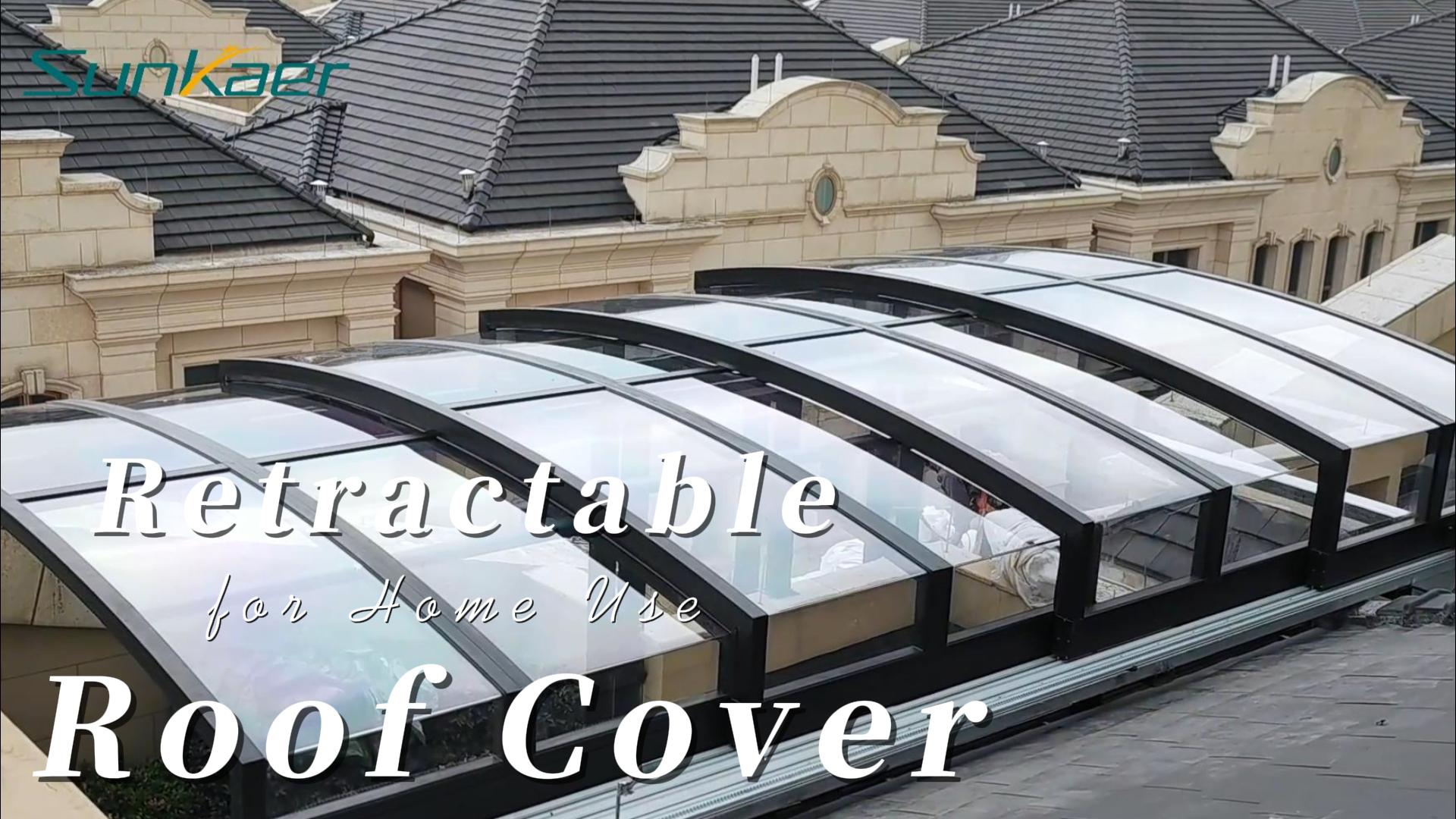 Retractable Roof Cover for Villa Roofing