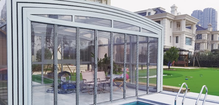 SK-S02 U-curved Pool Room