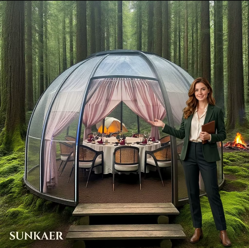 Aumente a Receita do Seu Negócio com as Cúpulas em Policarbonato da Sunkaer – Um Investimento Inteligente para os Setores de Hospitalidade e Lazer