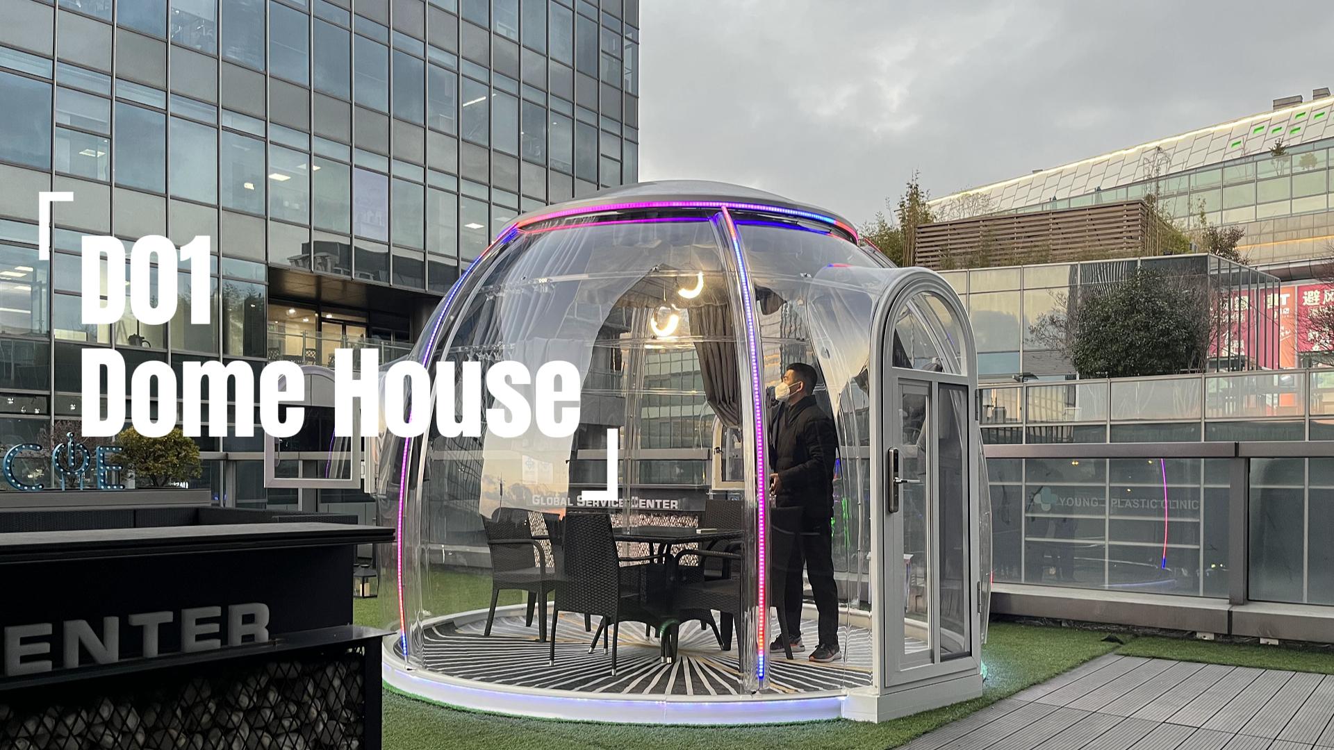 The Ultimate Man Cave/Yoga Studio/Garden Room: A Sunkaer Dome in a Luxury Villa