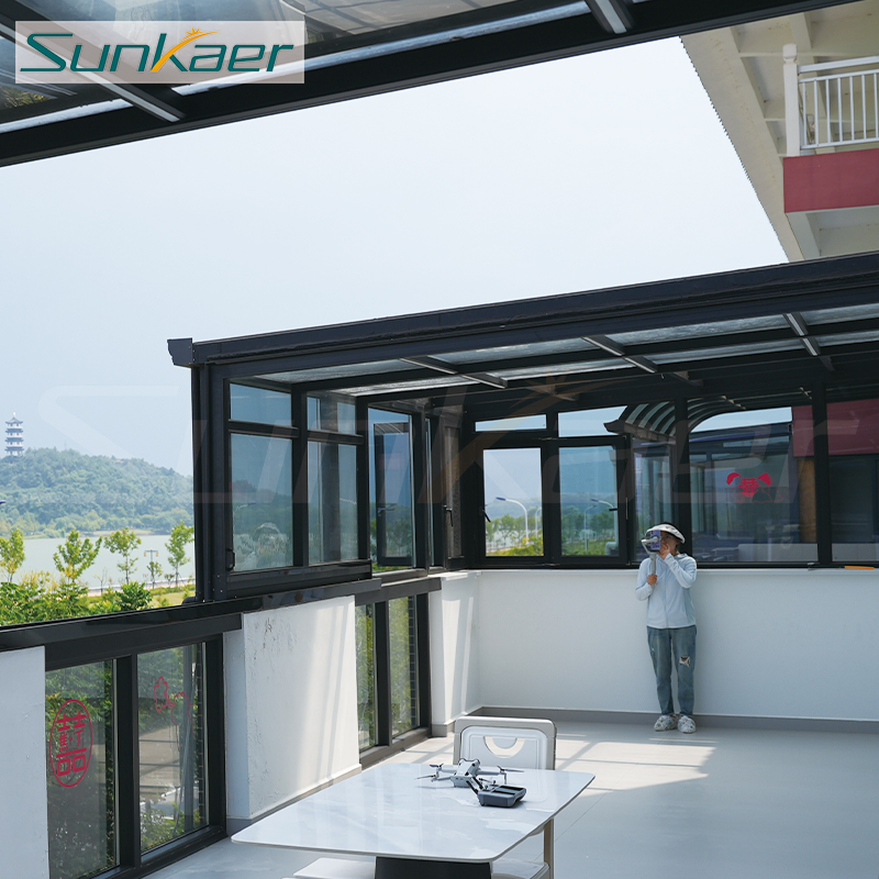 Sunkaer Sunrooms com Teto Retrátil: Redefinindo a Vida ao Ar Livre Flexível