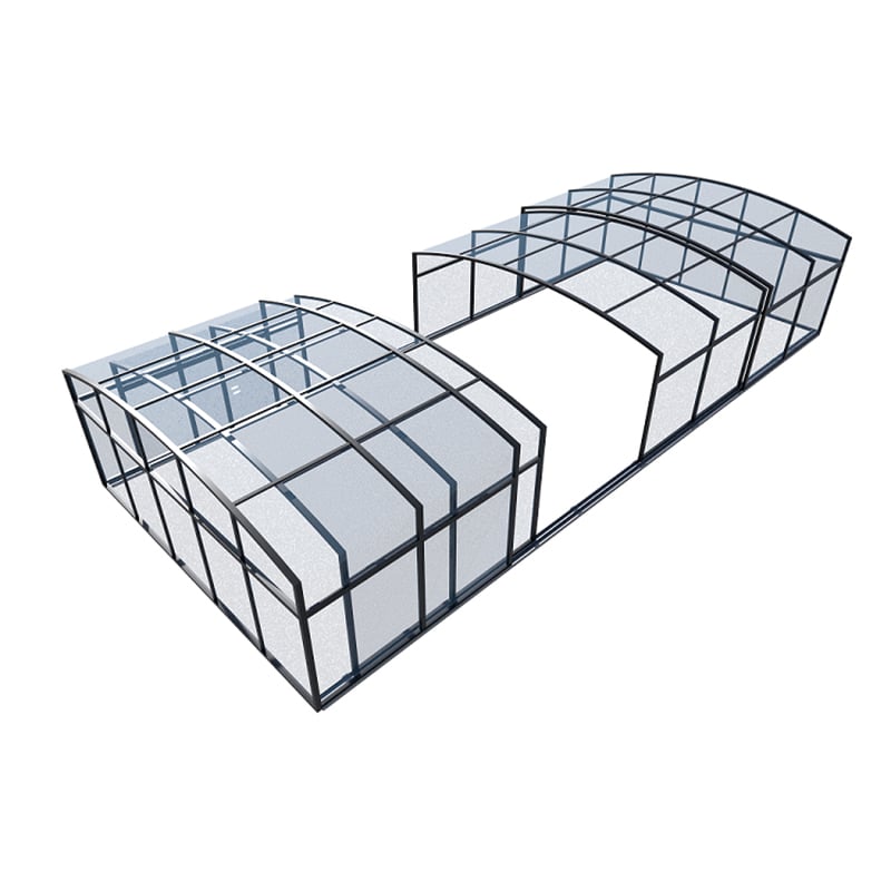 Aluminum Retractable Sunroom Patio Enclosure Terrace Cover