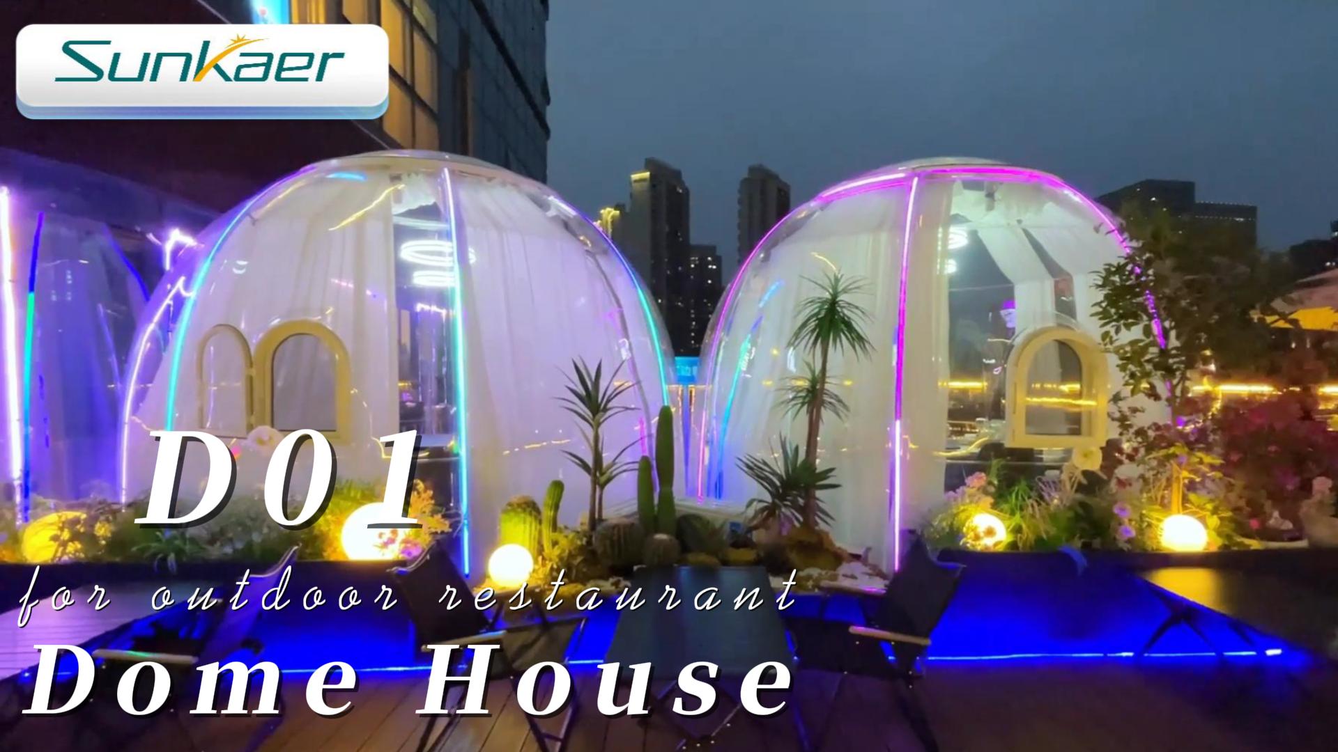 Dining Under the Dome: A Restaurant's Transformation with Sunkaer Polycarbonate Bubble House