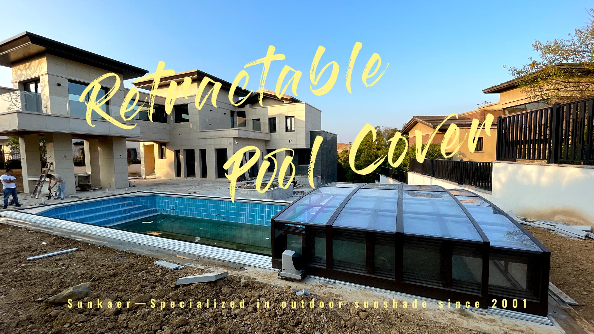 Ultimate Luxury: A Custom Electric Retractable Roof for a Villa Swimming Pool