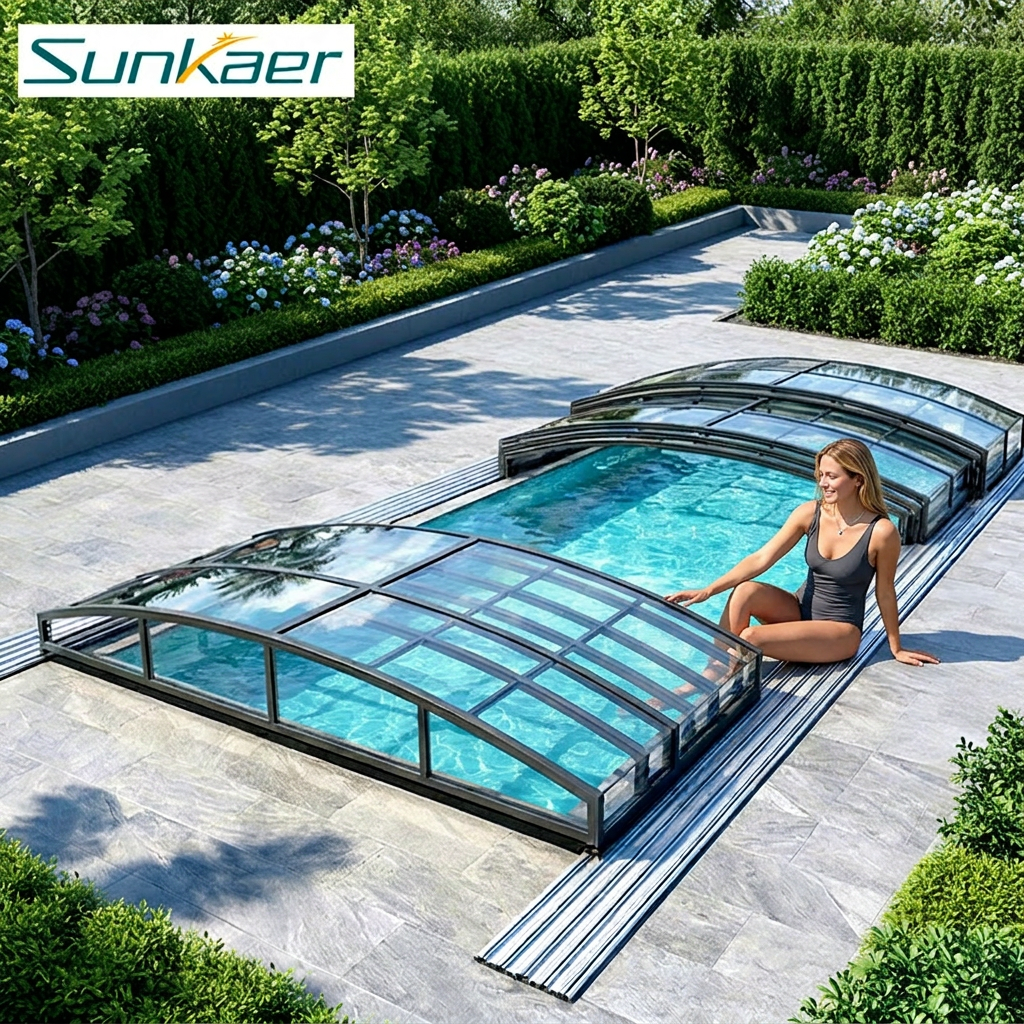Cobertura para Piscina em Policarbonato Sunkaer: A Solução Durável e de Longa Duração para Proprietários Modernos de Piscinas