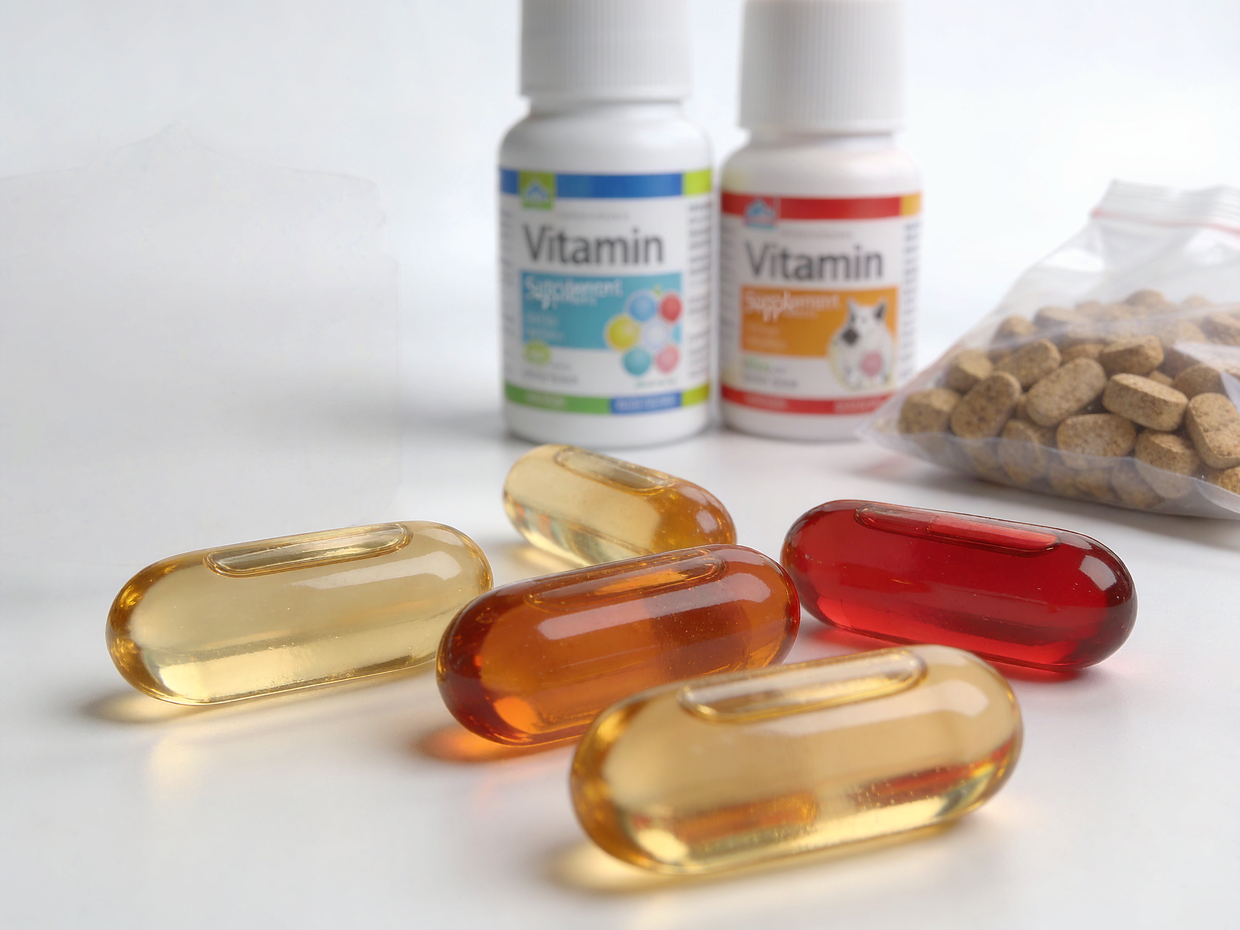 Vitamin capsules and supplements preserved by Antioxidant BHT