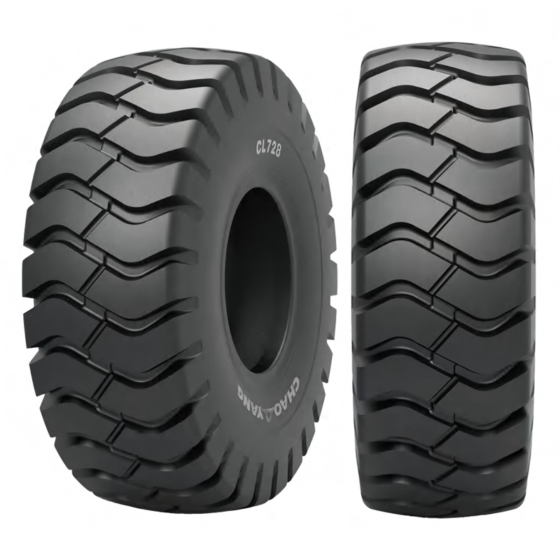 CL728 23.5-25 E-3 L-3 Loader Tire With Cut Resistance Compound