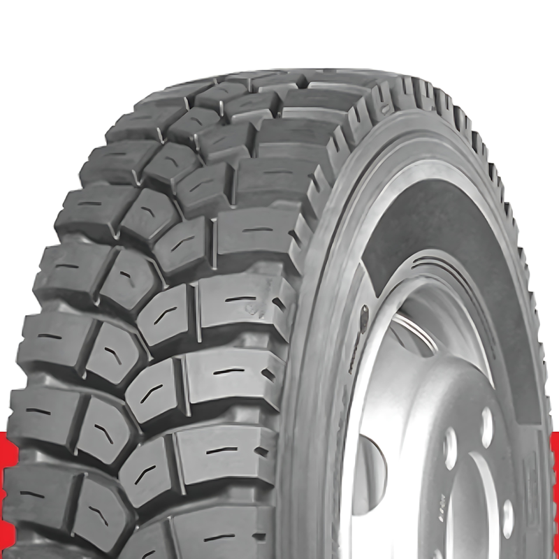 13R22.5 MD777 All-Steel Drive Axle Truck Tire – Aggressive Tread for On/Off-Road Applications