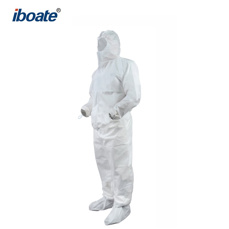 ชุดคลุมเต็มตัวแบบปลอดเชื้อรุ่น K5 ของ Iboate — เสื้อผ้าป้องกันสำหรับห้องสะอาดตามมาตรฐาน ISO 5/6 และ GMP ระดับ A/B