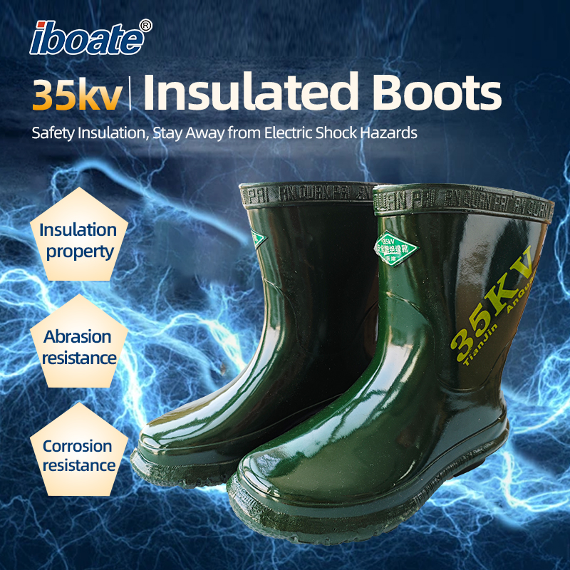 Iboate 35kV Insulated Safety Boots - Premium Protection for High - Voltage Work