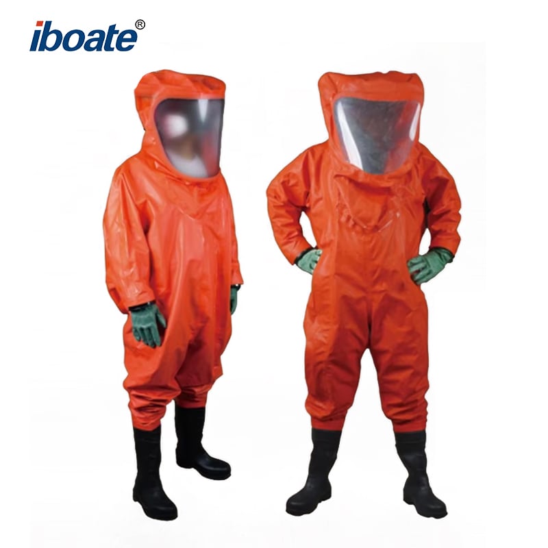 ชุดป้องกันสารเคมีรุ่น Iboate K80 – ชุดป้องกันอันตรายจากสารเคมีแบบเต็มตัวที่เคลือบด้วย PVC และทนไฟ