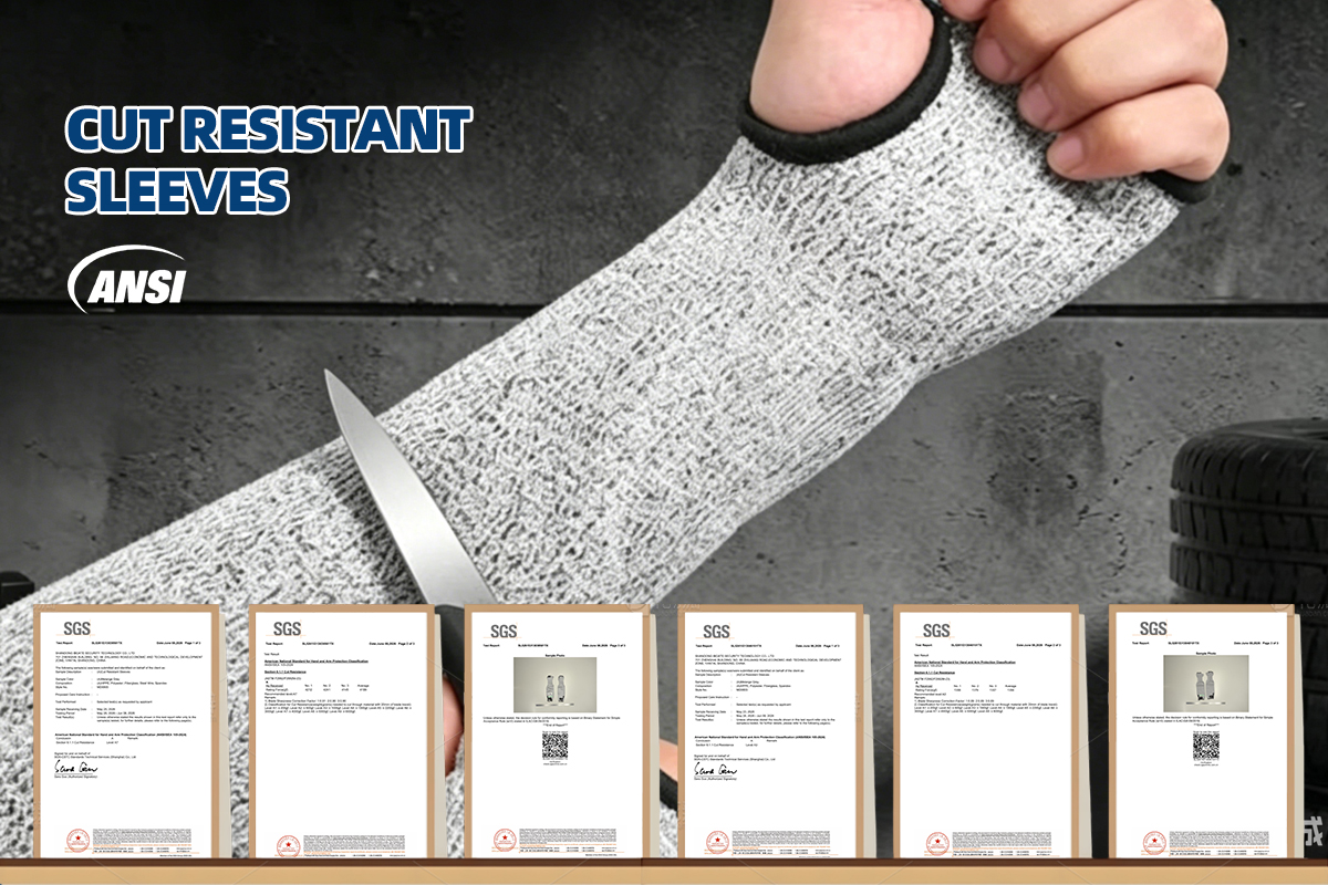 Iboate's Cut - Resistant Sleeves: A3 and A7 ANSI - Certified by SGS