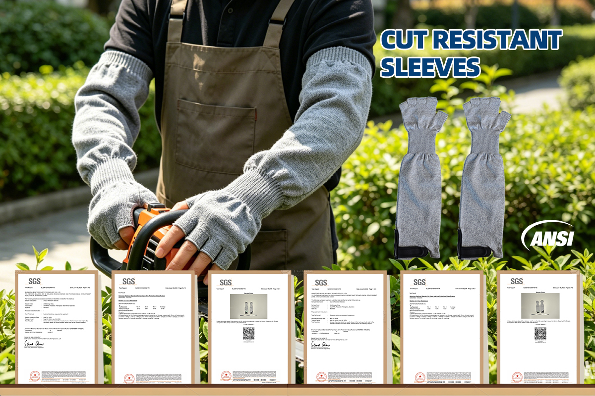 Iboate's Cut - Resistant Sleeves: A3 and A7 ANSI - Certified by SGS