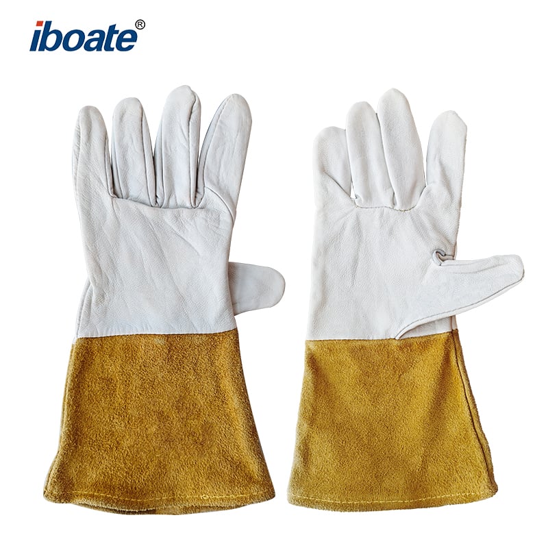 Iboate 10-2000 Customizable TIG Welding Gloves - Heat-Resistant Heavy-Duty Welding Gloves