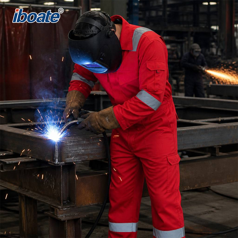 Iboate JP0804 FR Anti-Static Reflective Work Coverall