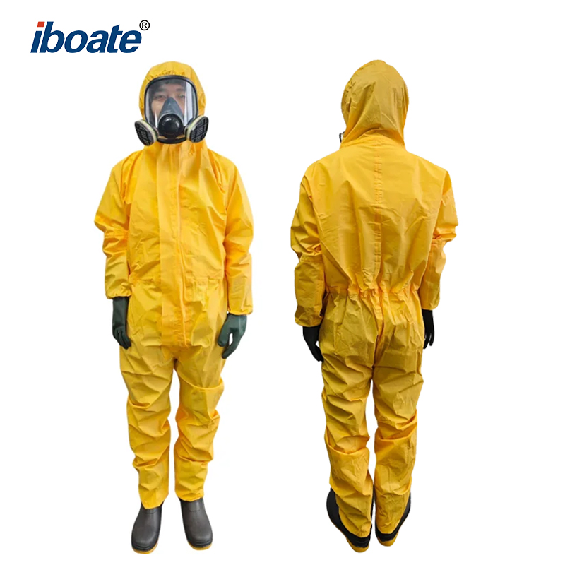 PBC-3500 Industrial Multi-Type Chemical Protective Coverall - Type 3/4/5/6 All-Round Protection for Hazardous Environments