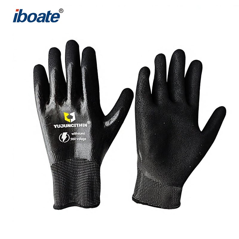 Iboate Cut-Resistant Electrical Work Gloves – Level 5 Cut &500V Protection Touchscreen Compatible