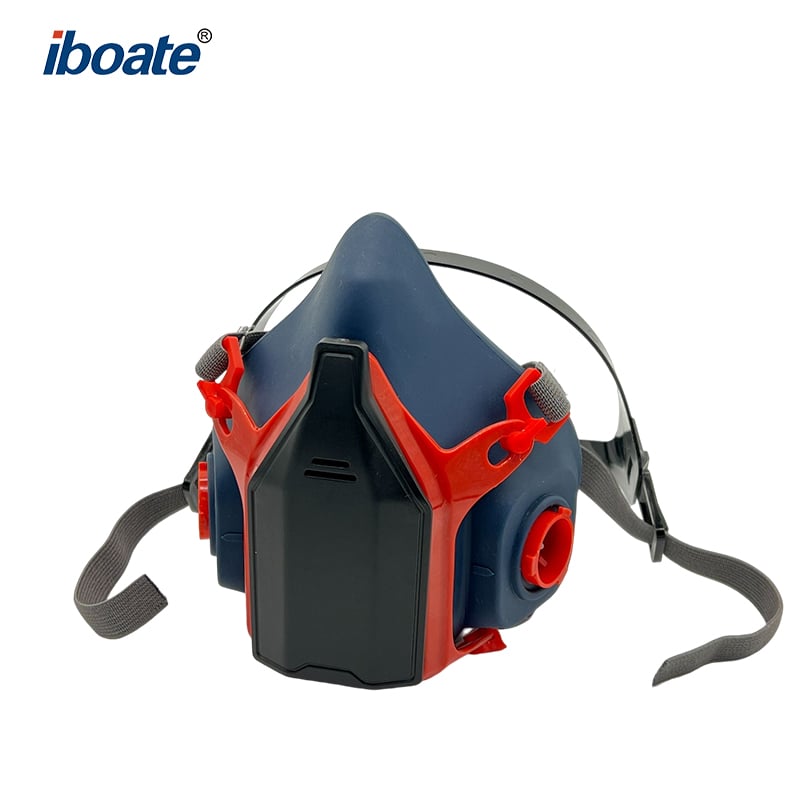 Iboate Half-Face Respirator - NIOSH-Certified Industrial Dust & Fume Mask