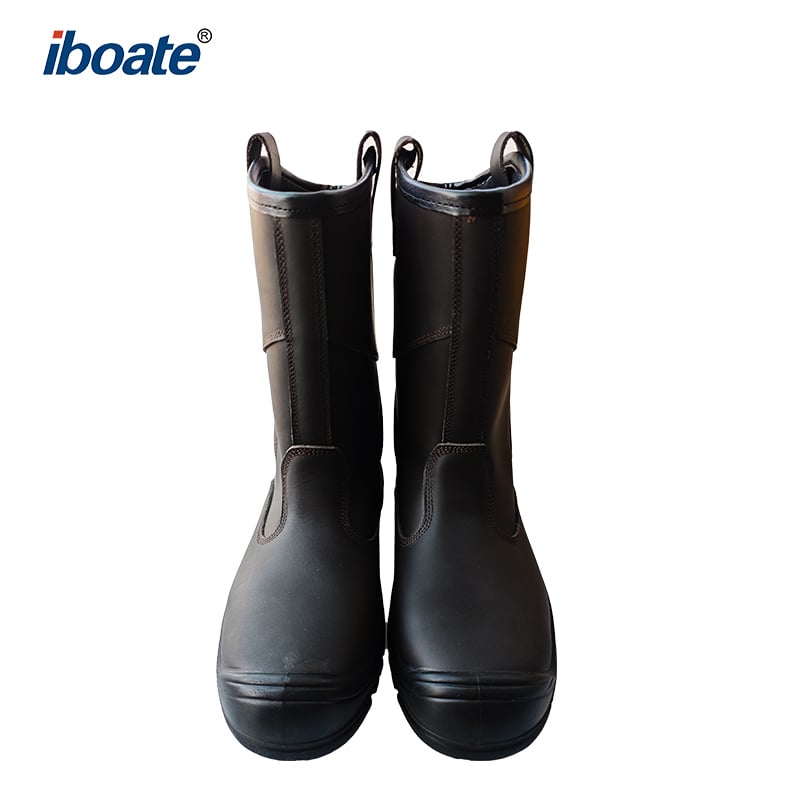 รองเท้าบูตกันสารเคมีกันน้ำมันและกันไฟฟ้าสถิตย์ของแบรนด์ Iboate – รองเท้าเพื่อความปลอดภัยที่ผ่านการรับรองตามมาตรฐาน SRC และ CE