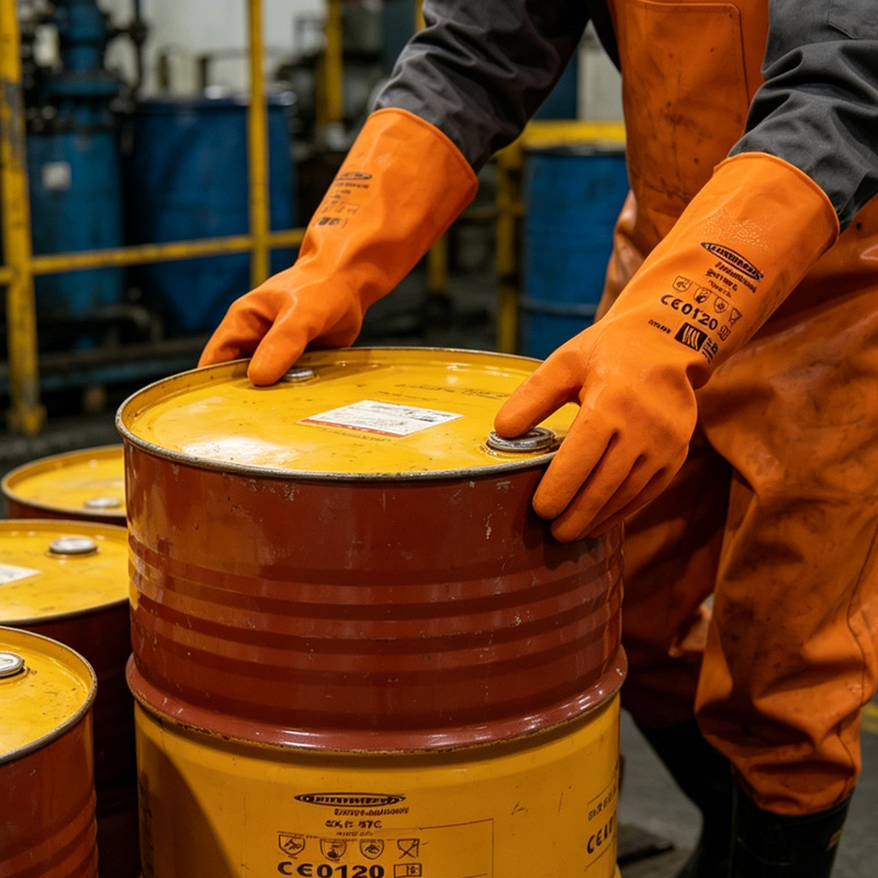 Химийн үйлдэлд зориулан EN ISO 374 нитрил хуруут хамгаалалтын хуруут хуурцаг сонгох арга