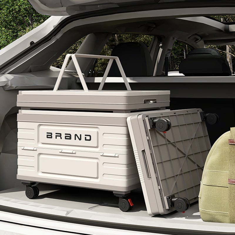 Innovative & Eco-Conscious: Foldable Plastic Car Trunk Organizer Revolutionizes Travel Convenience