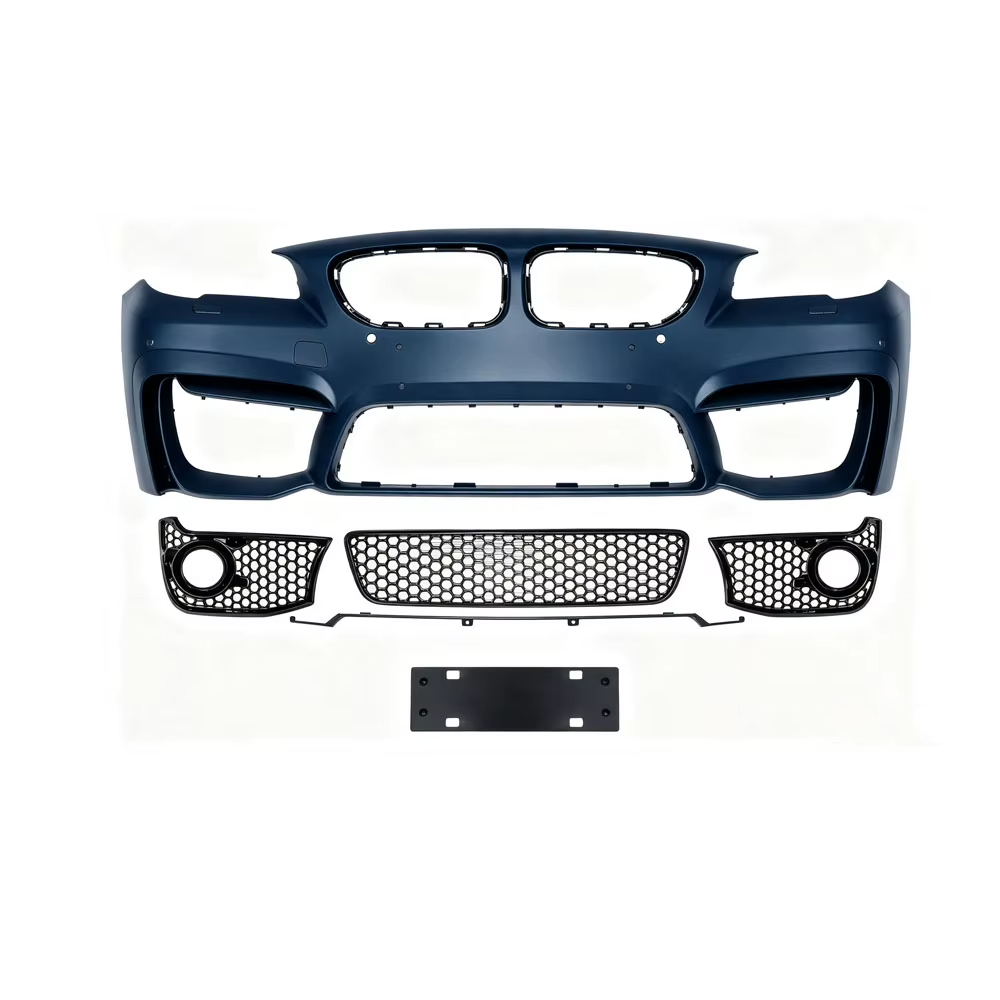 Aangepaste aggressiewe voorbumpermontering vir BMW F10/18 2011–2017 opgradering na M4 2011–2017-styl lipspoiler