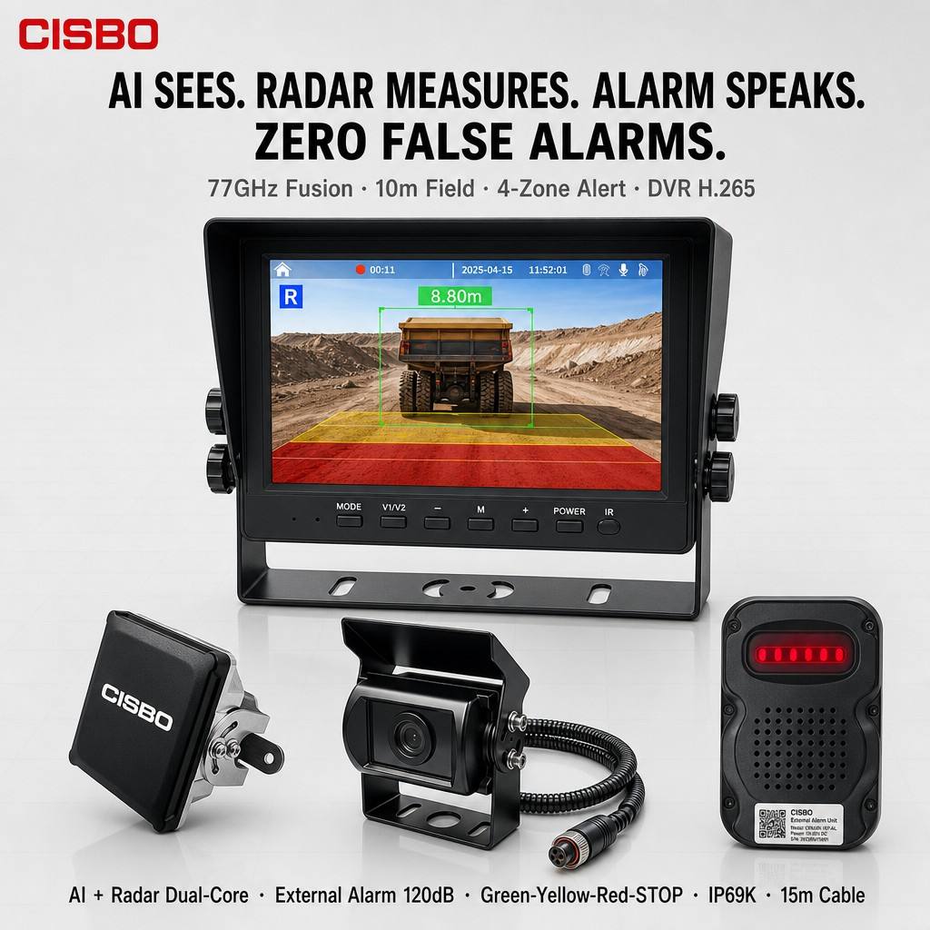 Where are the safety gaps in the blind spots of heavy equipment?     Did you choose the right sensor?