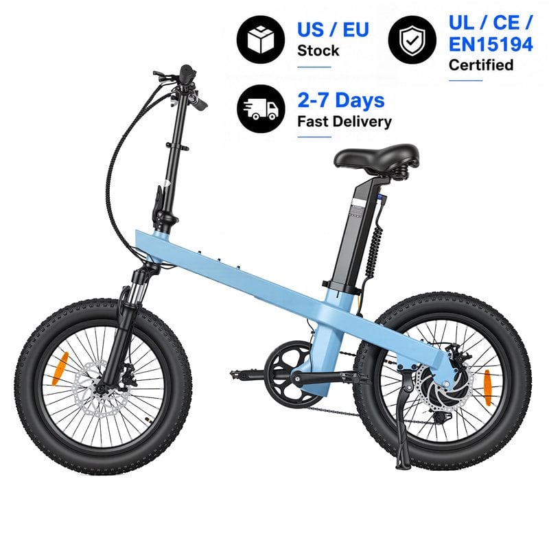 ZUMI EF01 Folding Fat Tire Electric Bike 250W 36V 10Ah CE Certified EU Ready