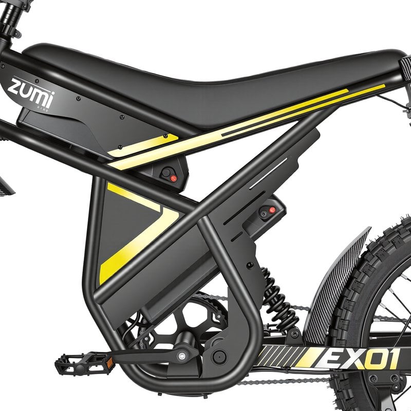 ZUMI EX01 Electric Motorcycle | 52V 1500W Off-Road | 155KM Dual Battery