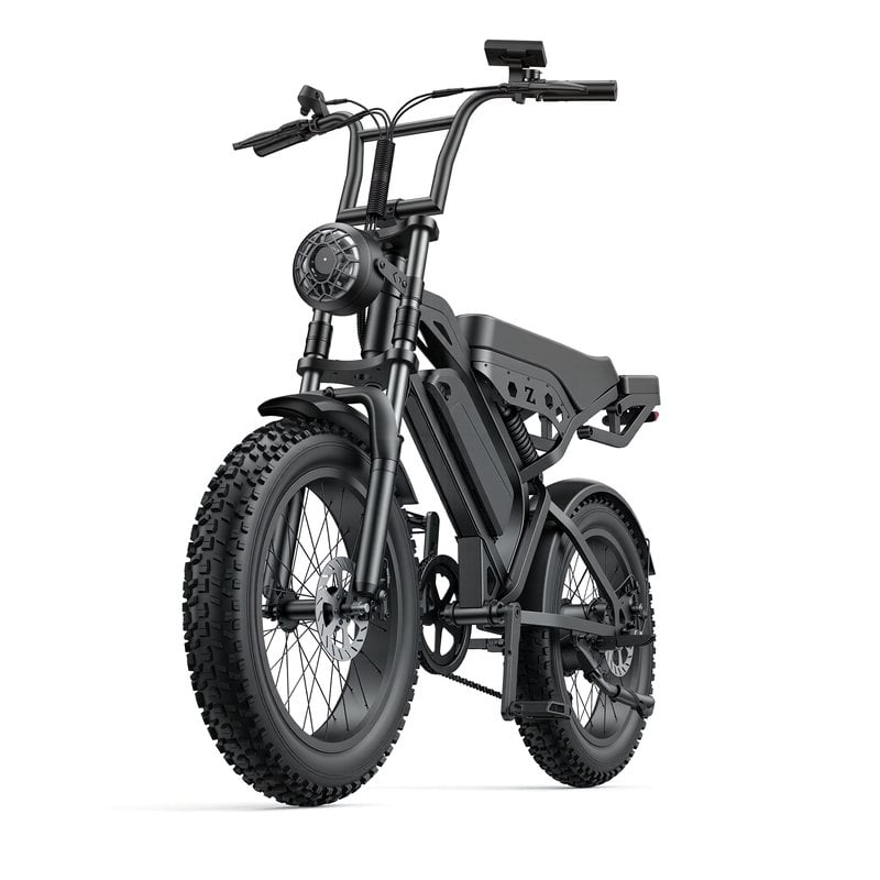ZUMI ATV02 750W Brushless Retro Fat Tire Electric Bike | 48V 13Ah | Hydraulic Disc Brakes | US/EU/Brazil Warehouse | OEM ODM