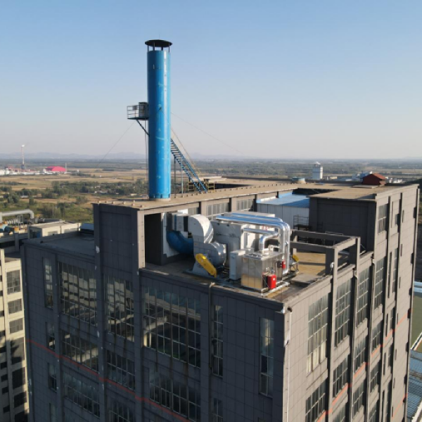 VOC flue gas treatment