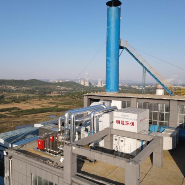 VOC flue gas treatment