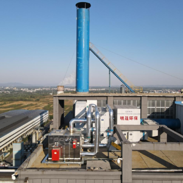 VOC flue gas treatment