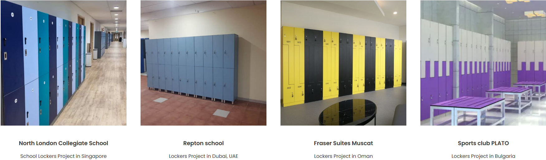 Modern Durable School Lockers for Students details