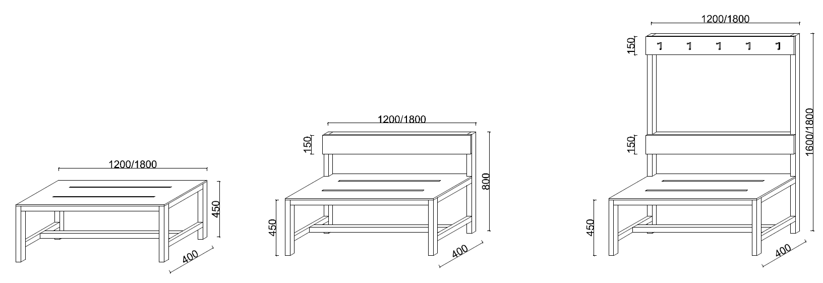 Durable HPL Benches for Outdoor & Indoor Use manufacture