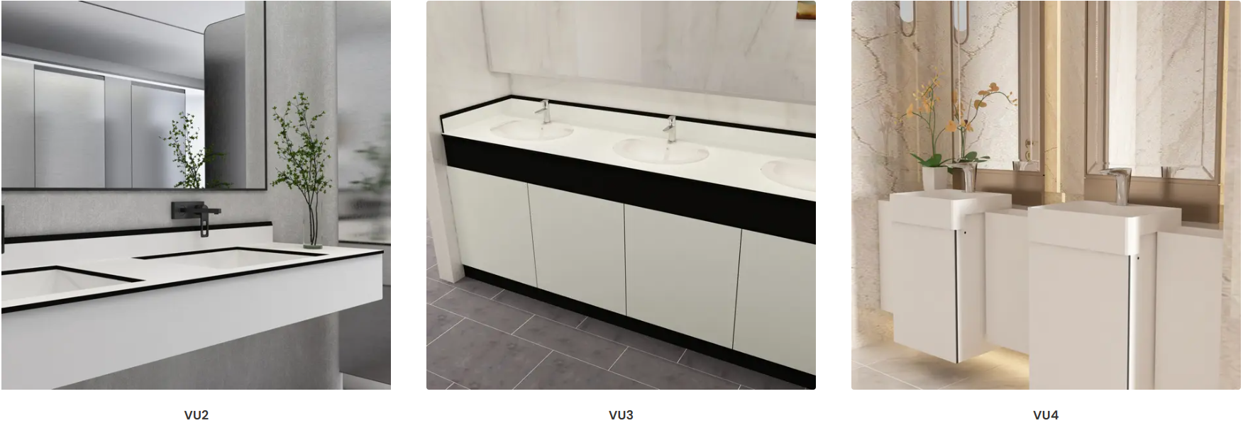 Compact Laminate Wash Basin Cabinet Unit details
