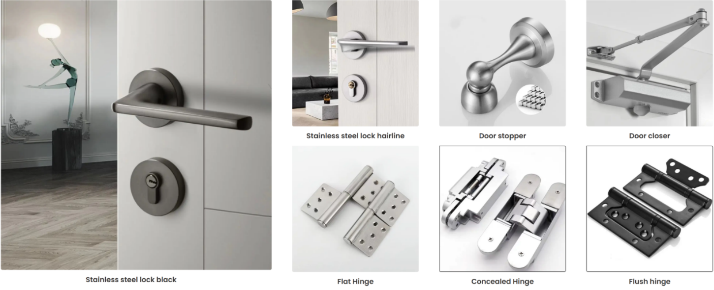 High Pressure Laminate Hospital Room Door manufacture