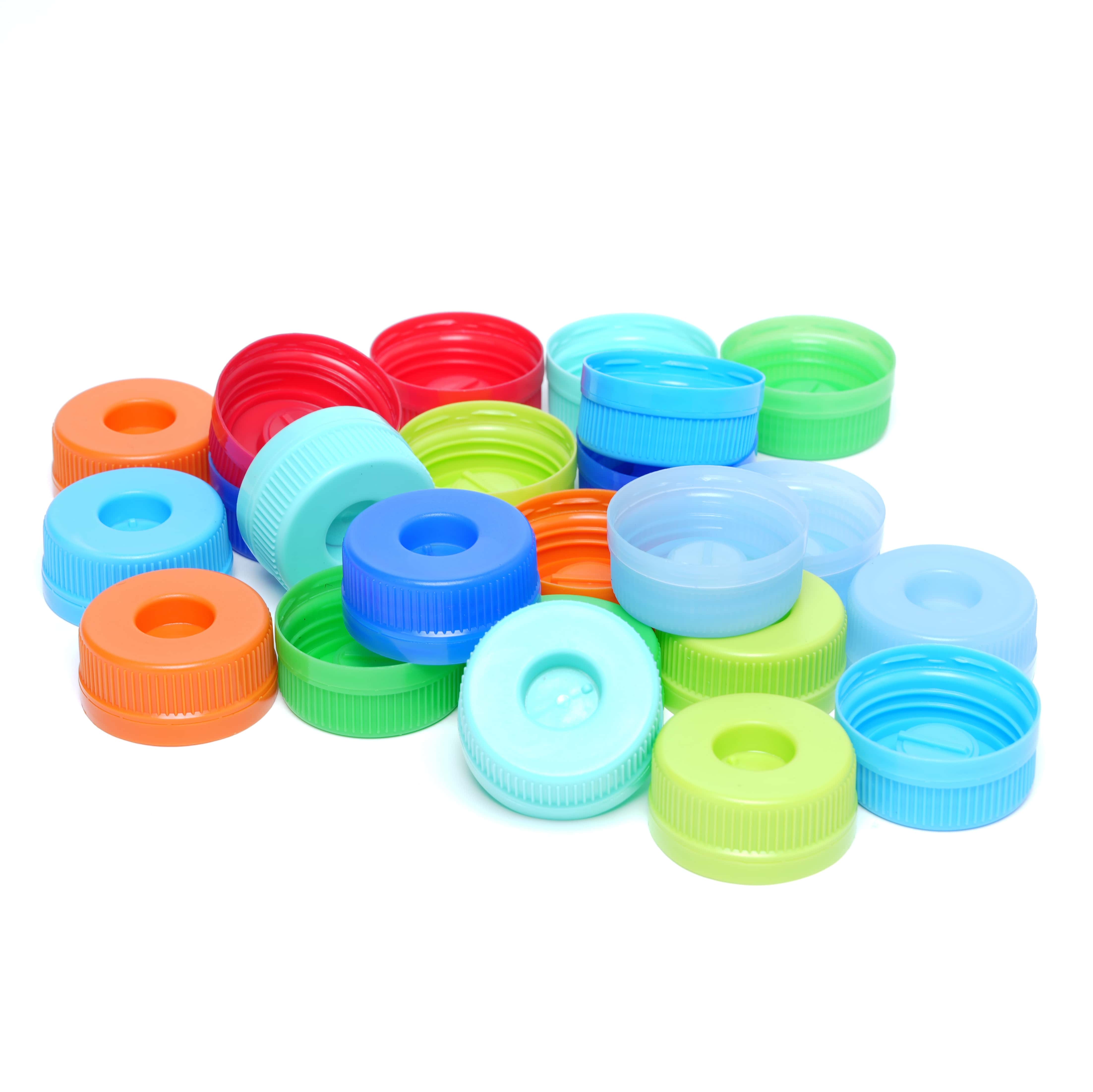 New Factory 45MM Plastic Water Bottle Cap with Multiple Colors Customizable PE Material Bottle Cap Bottle Cap 45mm Custom Lid
