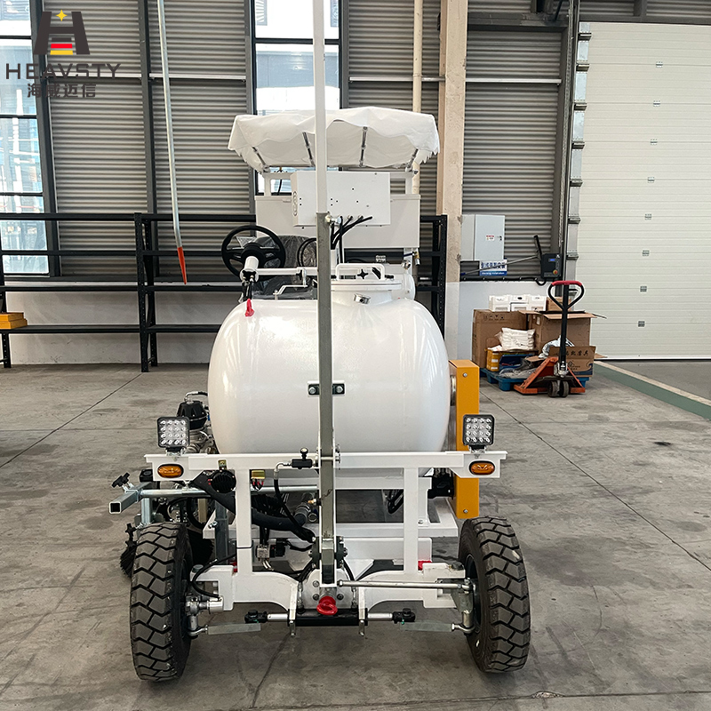 98:2 Two-Component Dot Line Road Marking Machine Cold Plastic Spray Road Marking Equipment