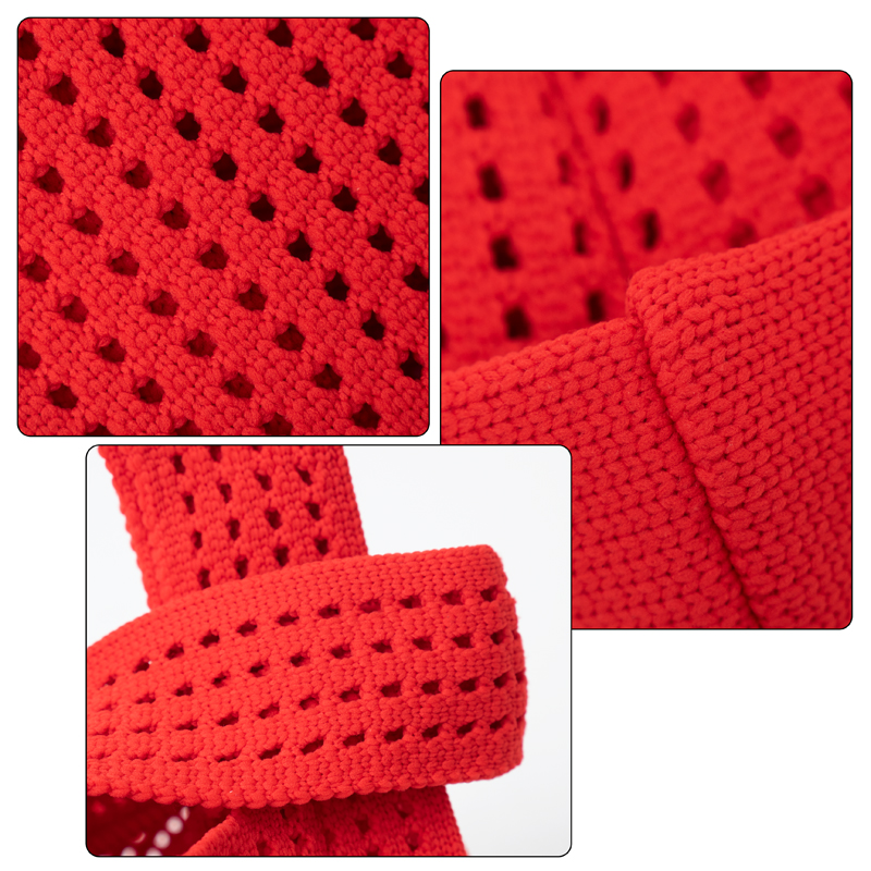 Openwork Knitted Wristlet Bag