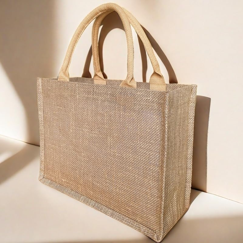 Wholesale Custom Gift Burlap Jute Tote Bag