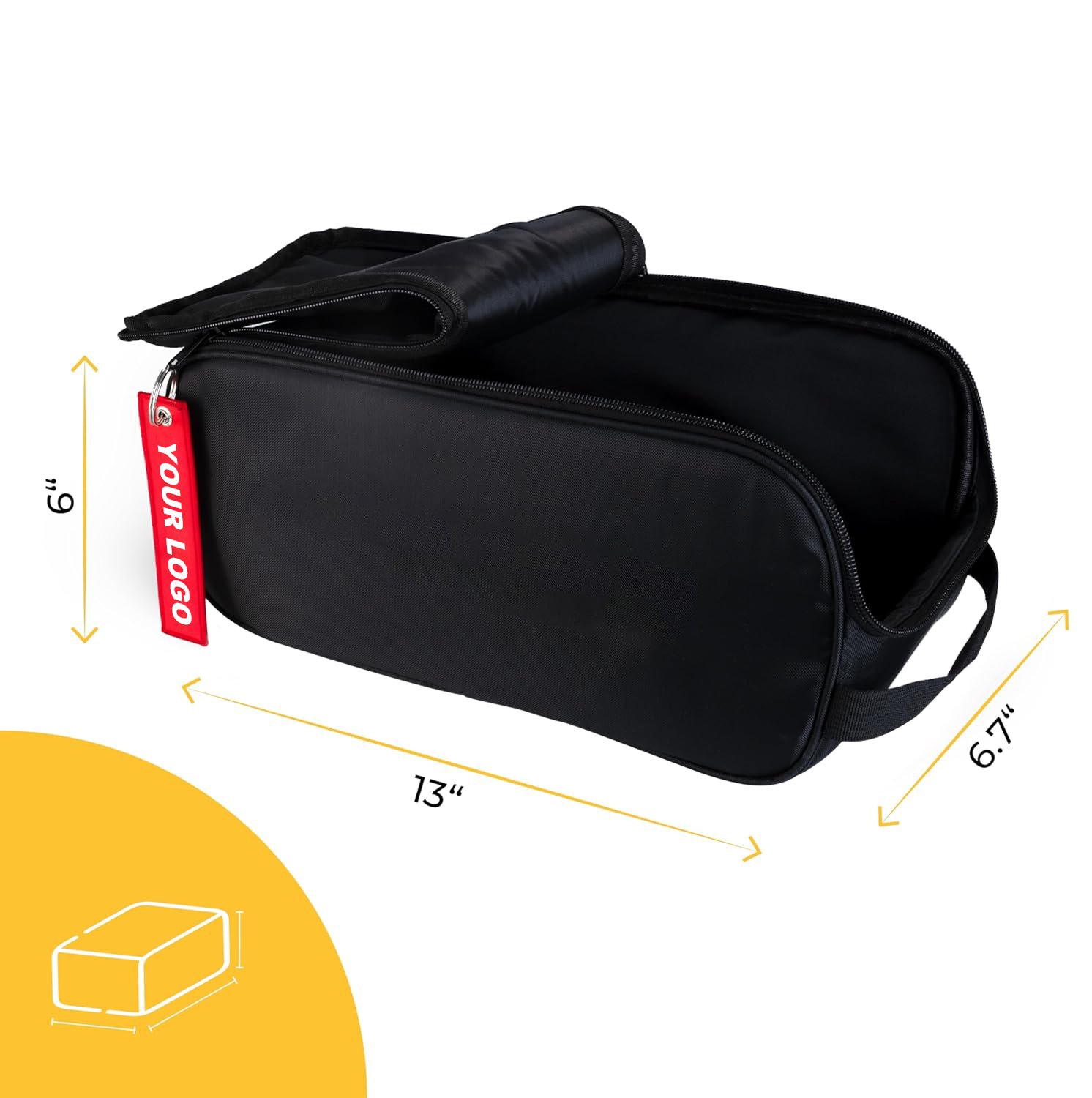 Zippered Shoe Storage Bag with Carry Handle