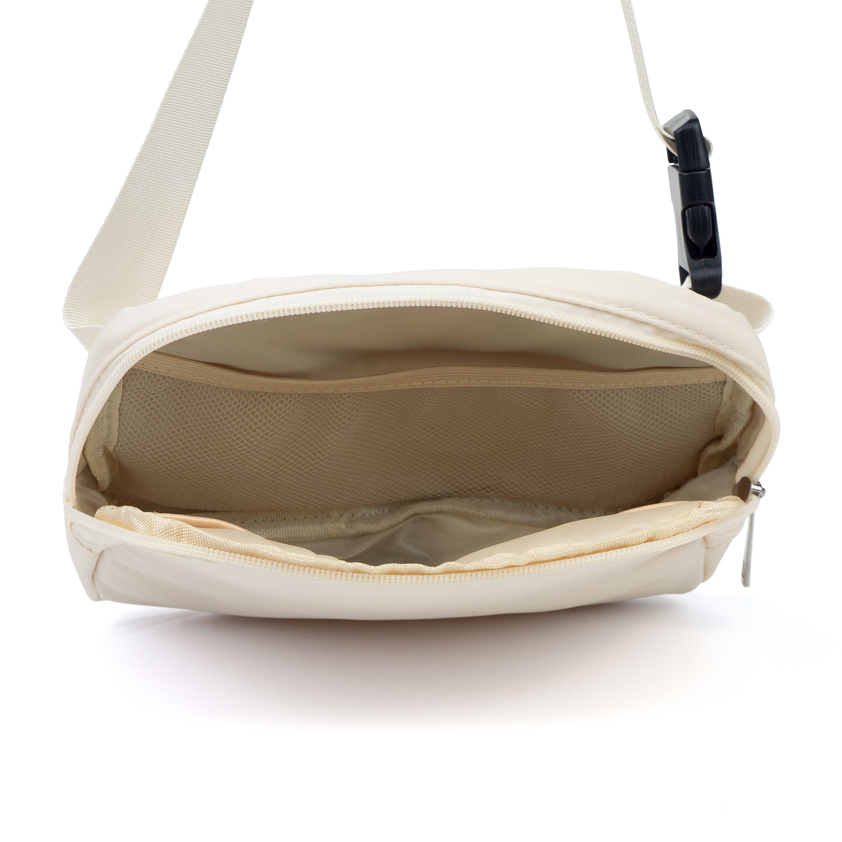 Padded Multi-Pocket Cosmetic Waist Bag