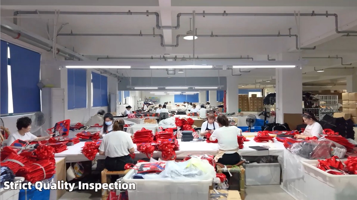 Quality control inspection for bulk reusable supermarket tote bag production..jpg