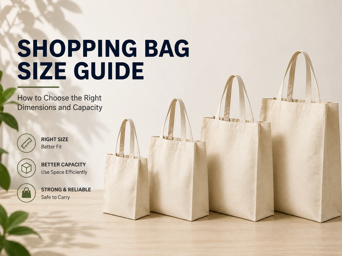Shopping Bag Size Guide: How to Choose the Right Dimensions and Capacity