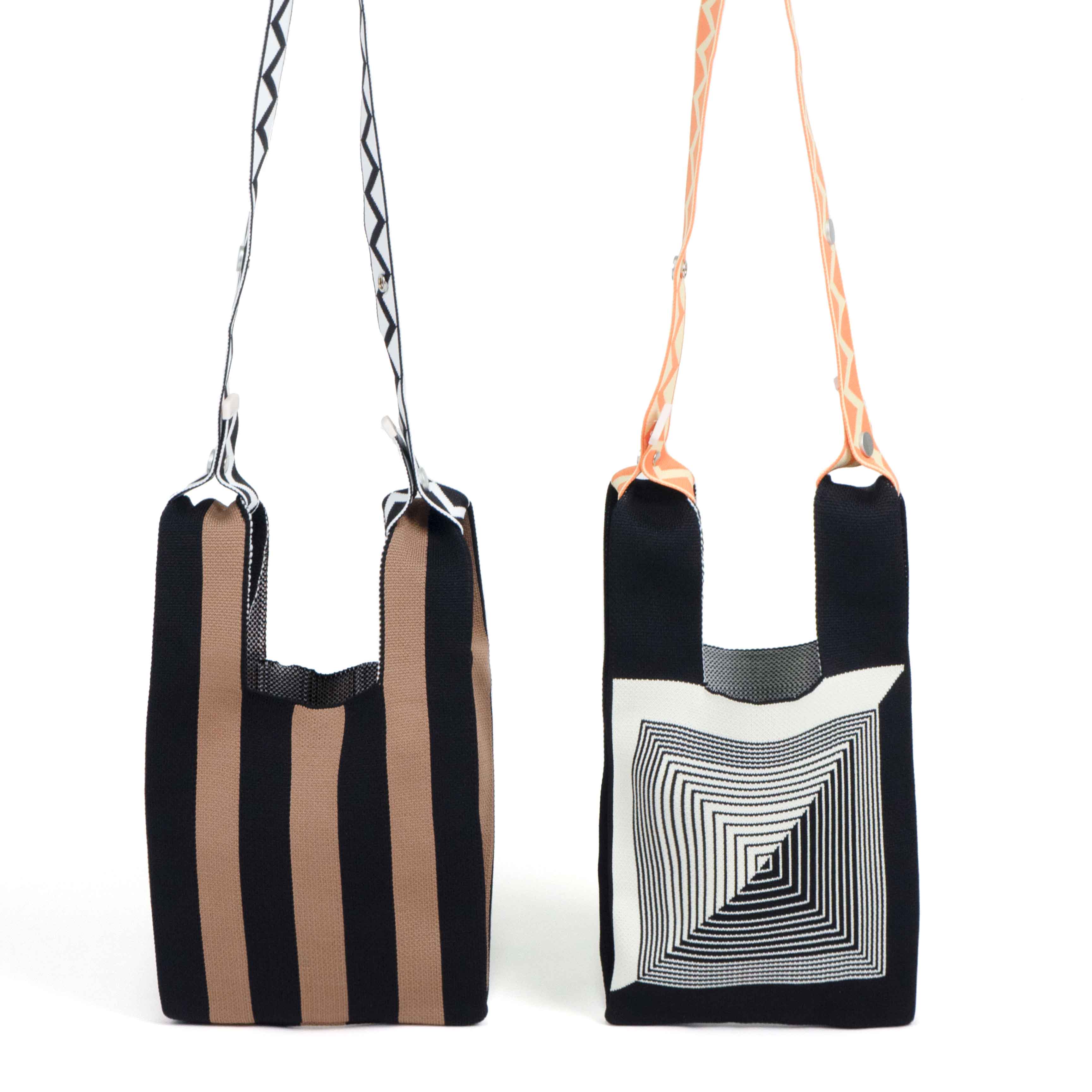 Knitted Shoulder Tote Bag