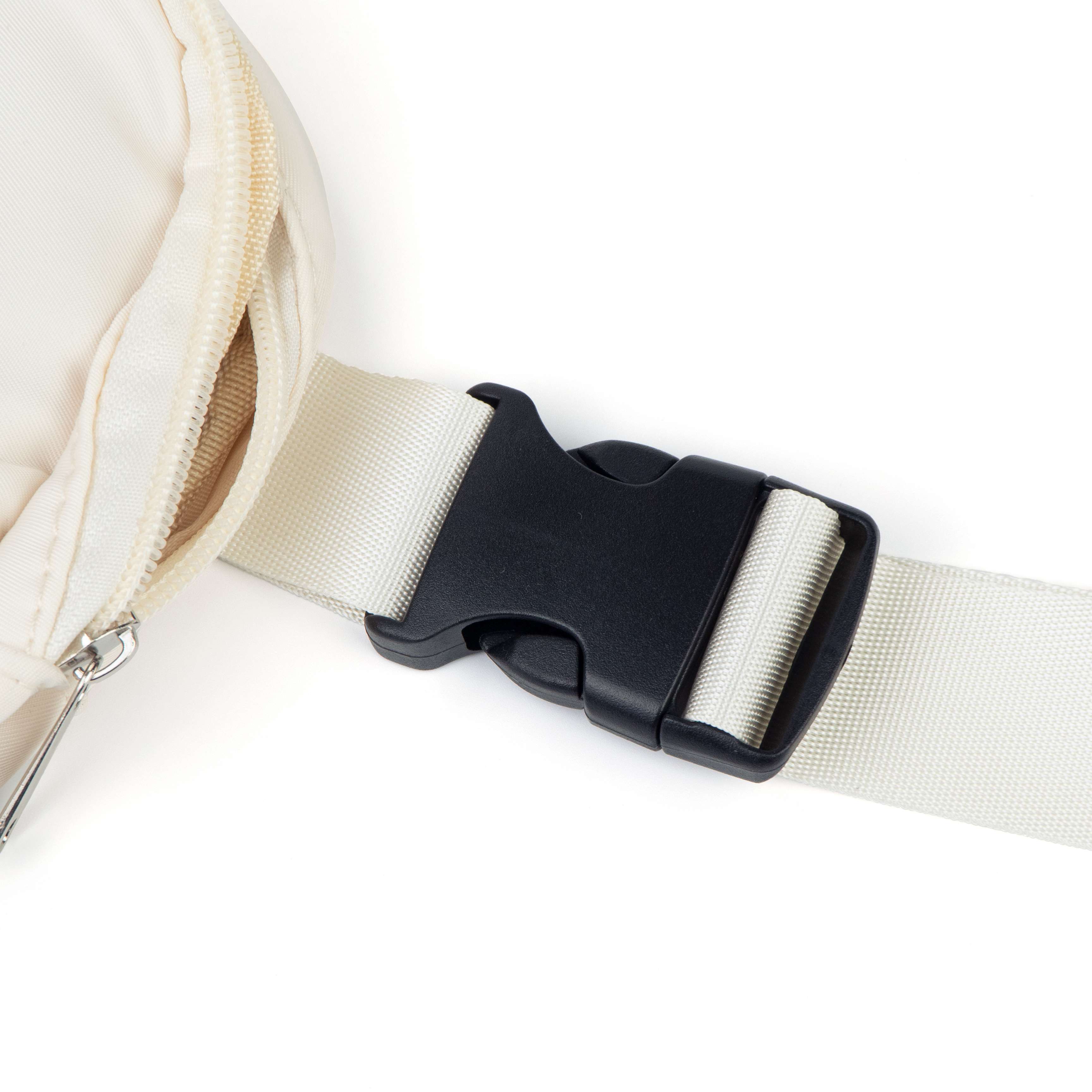 Padded Multi-Pocket Cosmetic Waist Bag